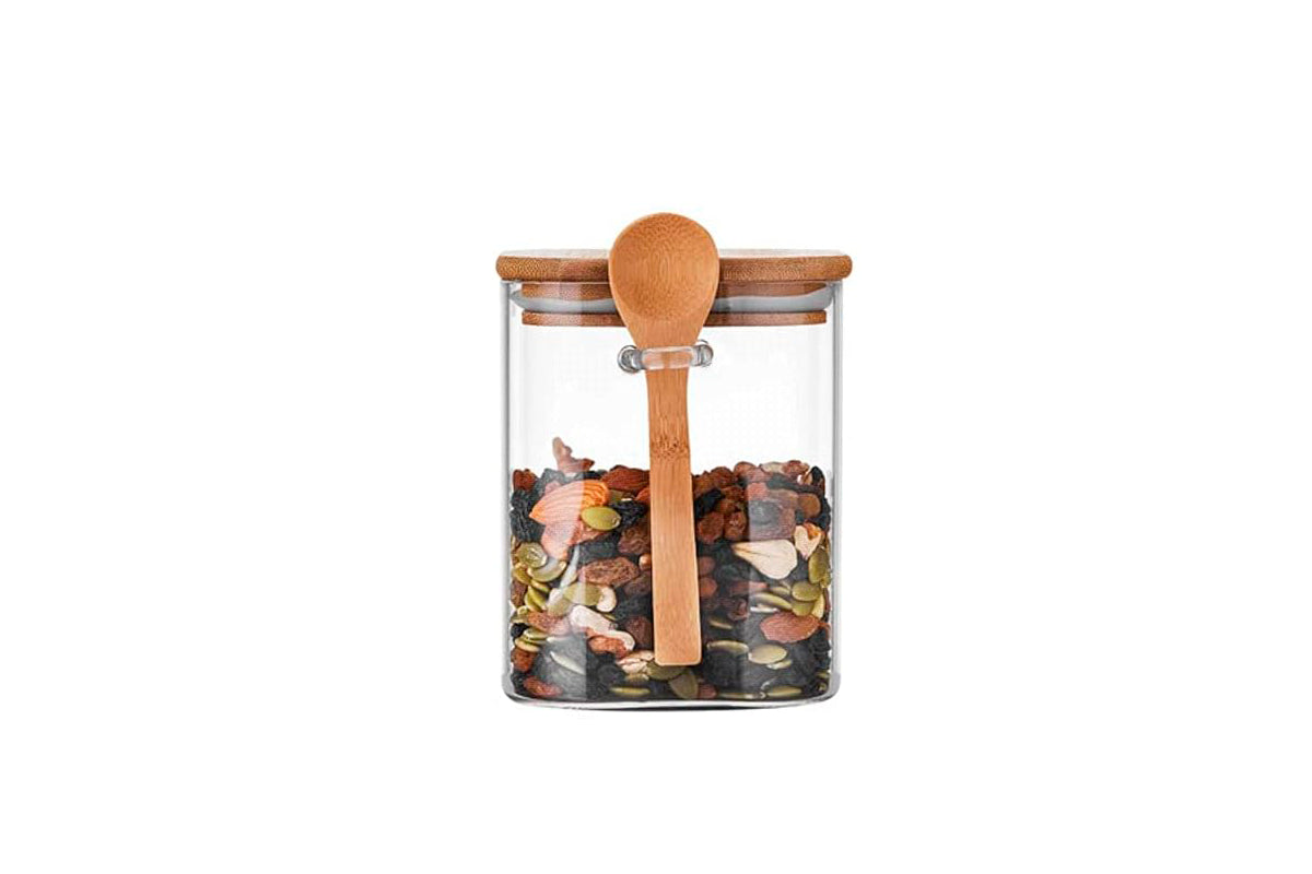 POTE DE VIDRIO BOROSILICATO 1L.