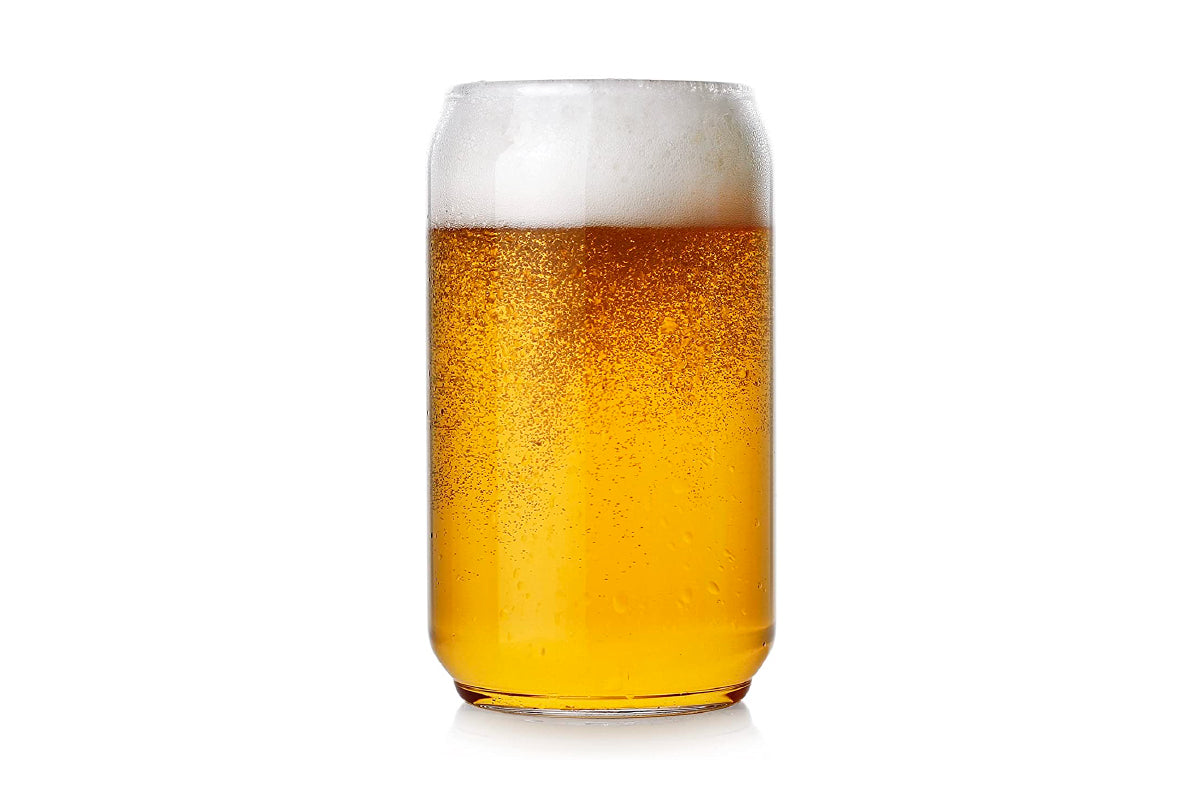 BEER CAN GLASS 480ML.