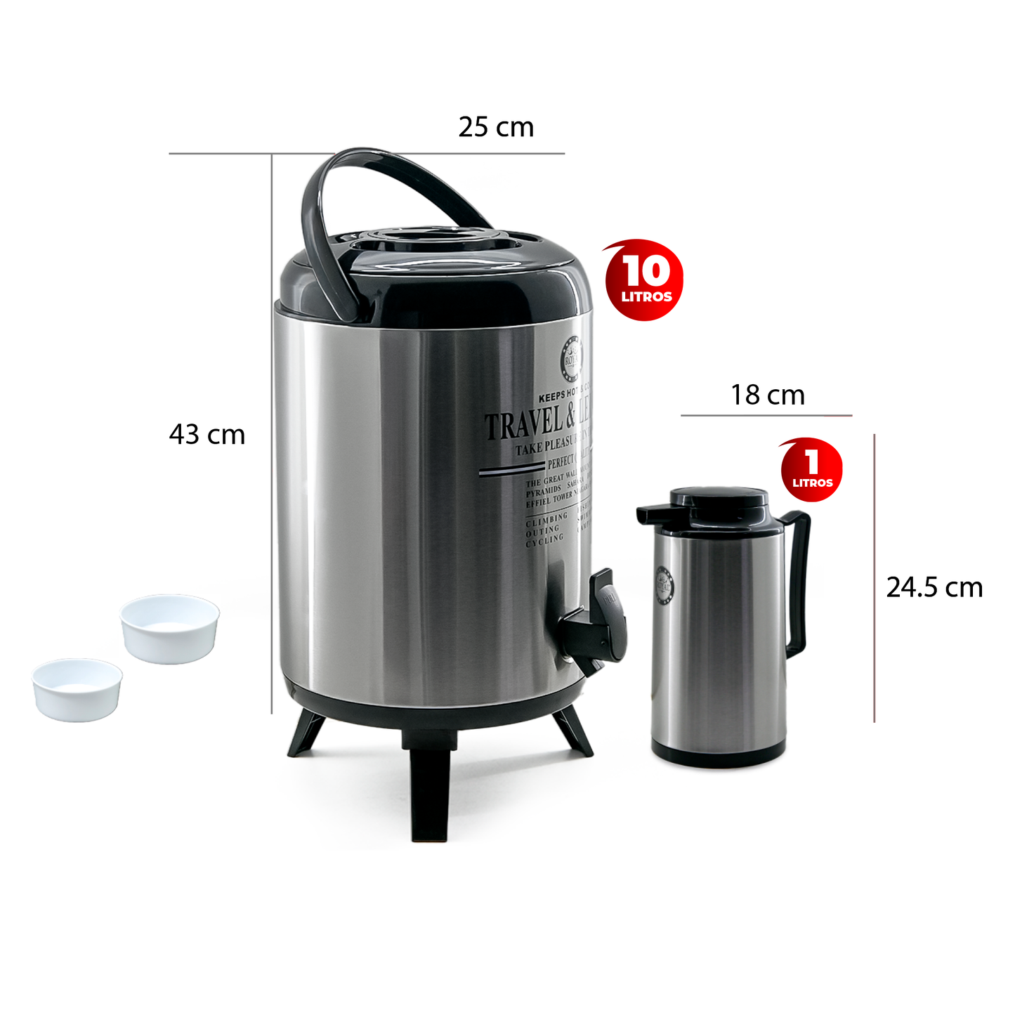 DISPENSADOR Y TERMO.