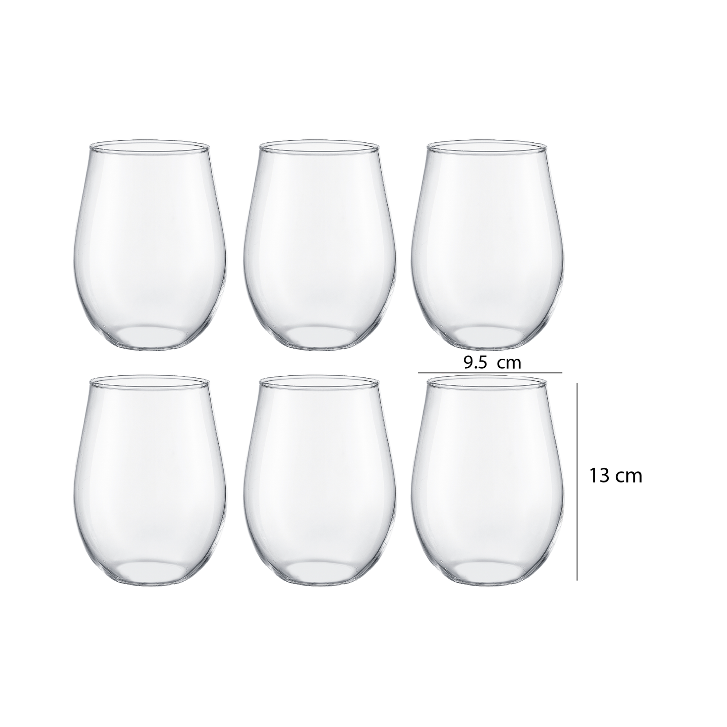 VASOS SERENITY 600ML.