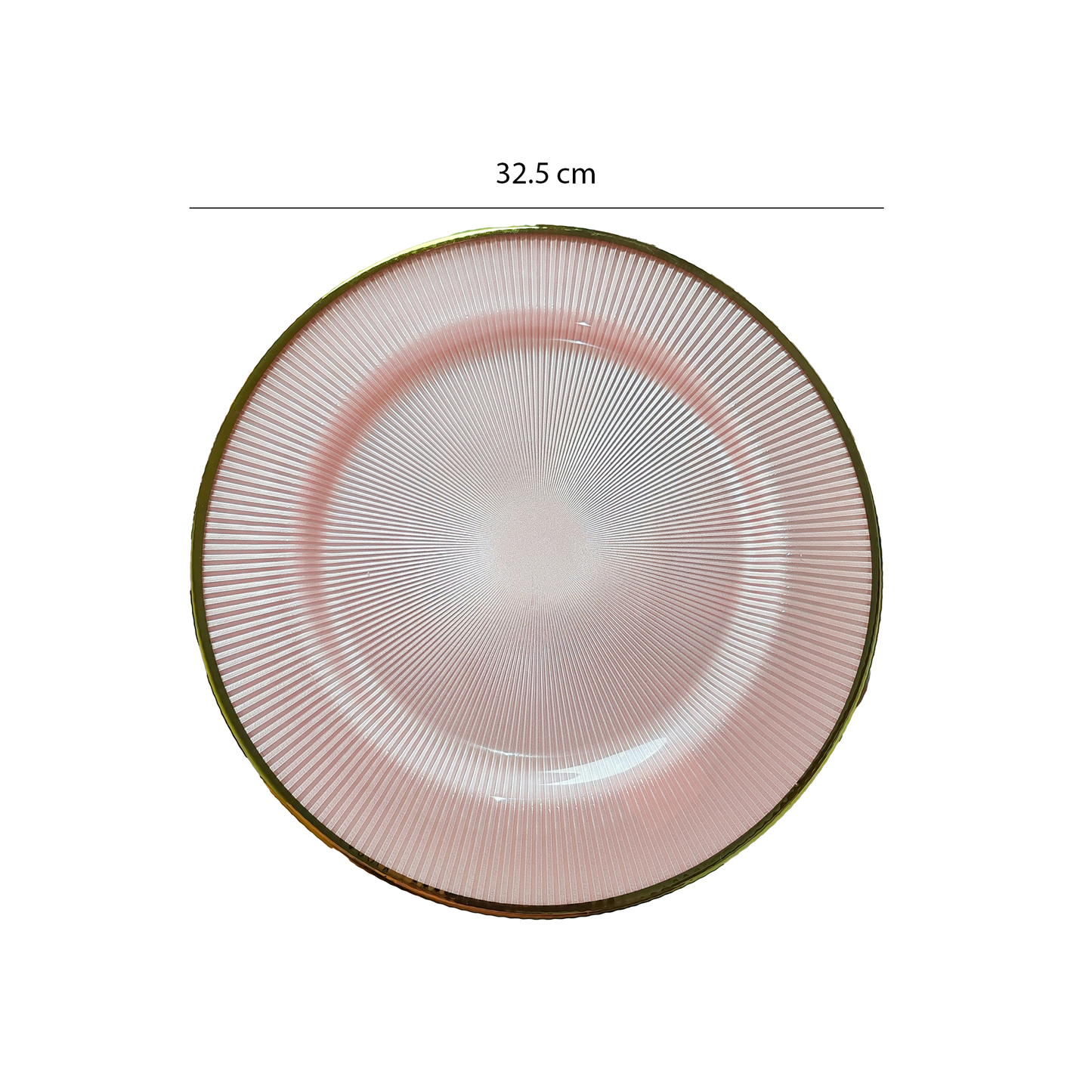 PLATO DE SITIO EN VIDRIO.