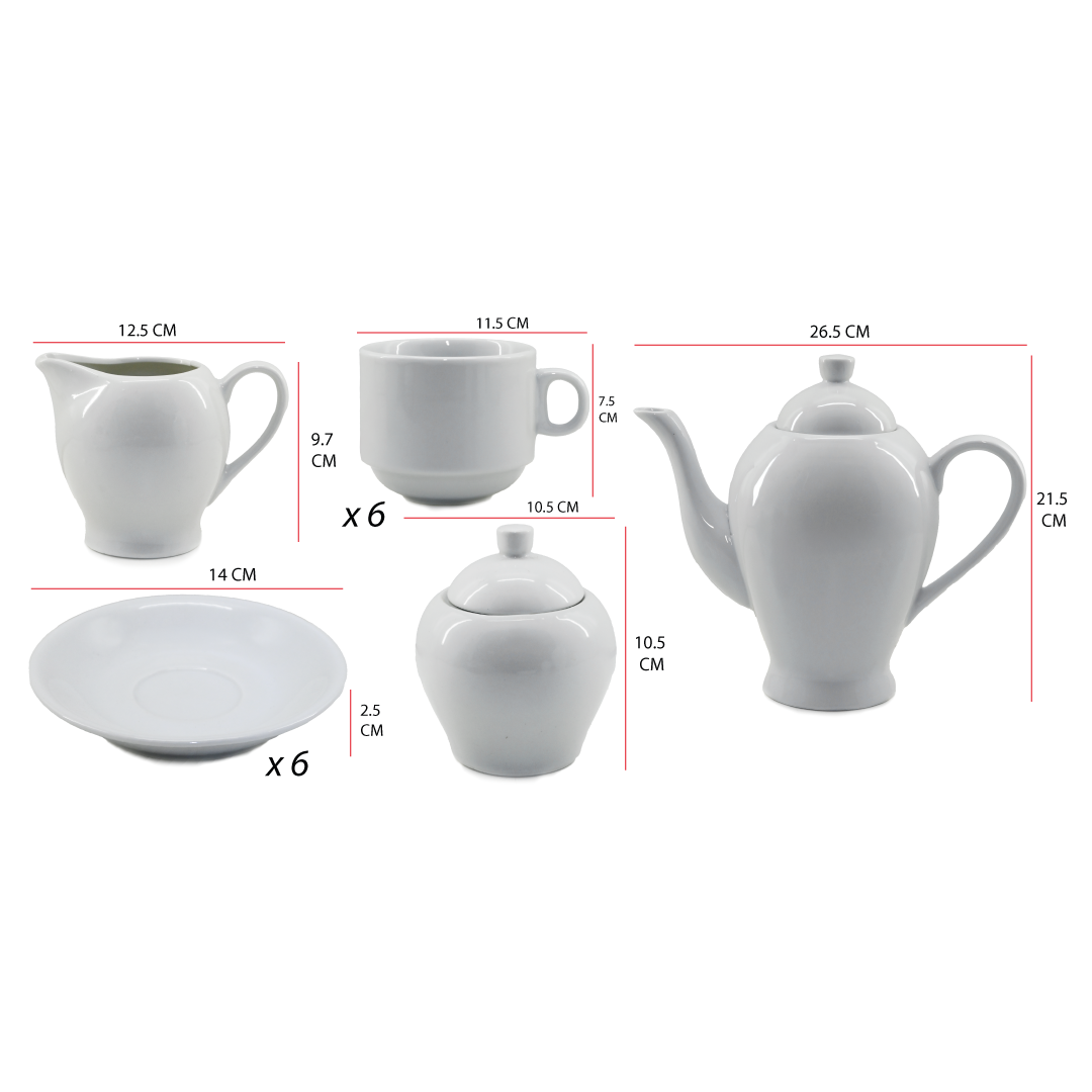 SET DE TÉ 17 PIEZAS.