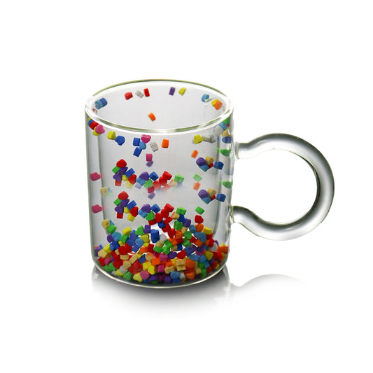TAZAS DOBLE CAPA COLORS.