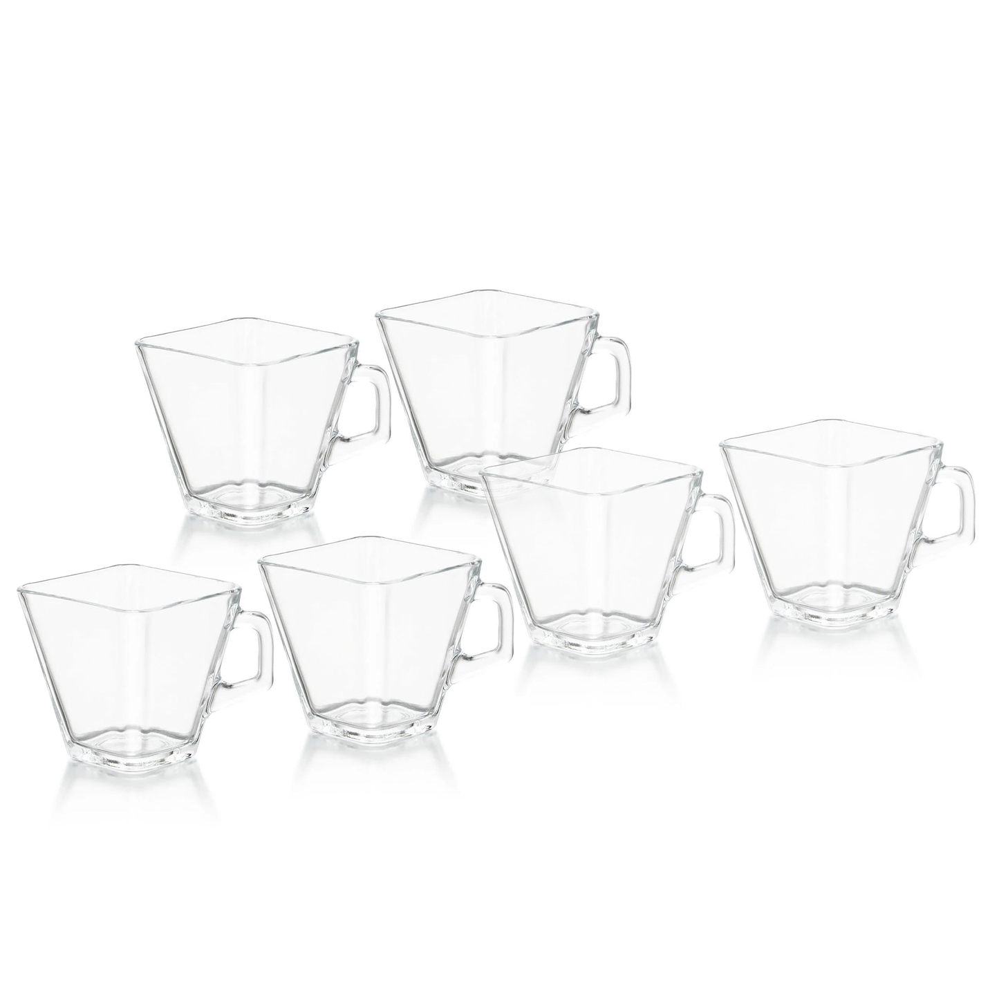 TAZAS TEMPO CUADRADAS 300ML.